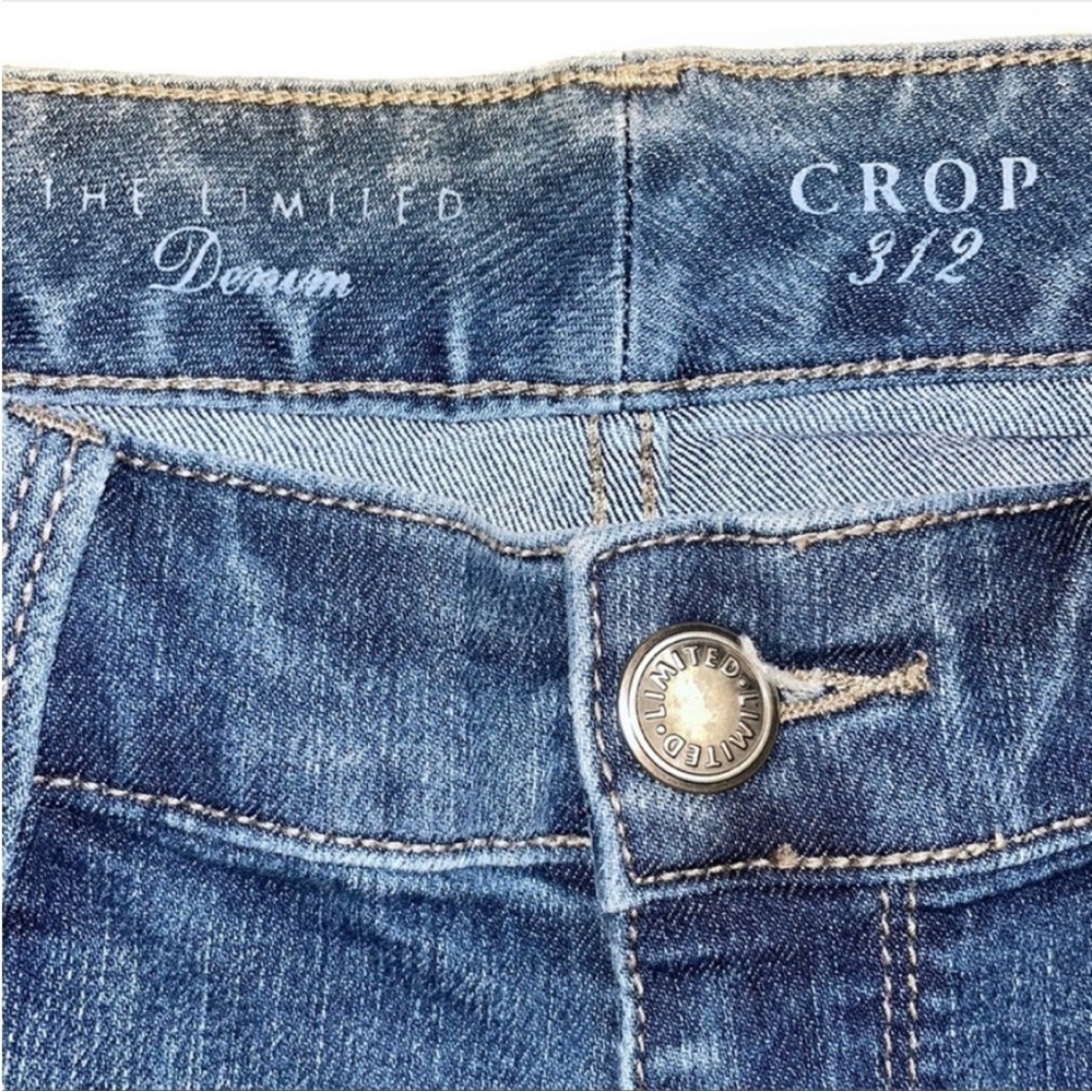 The Limited Crop 312 Denim Jeans Comfy Size 2 - Picture 7 of 10